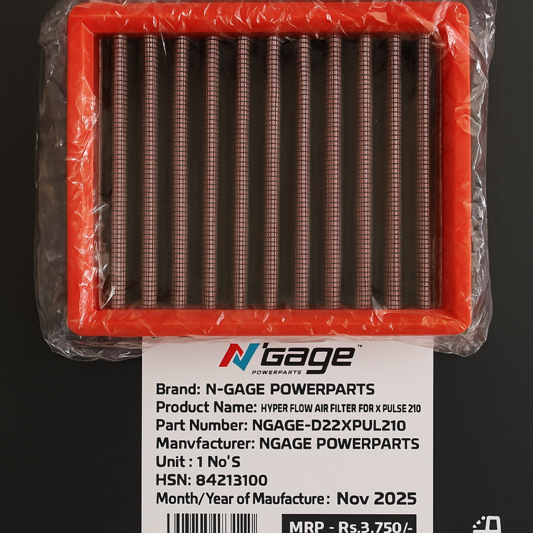 Hero X-Pulse 210- 4V Air filter N-Gage Hyper Flow