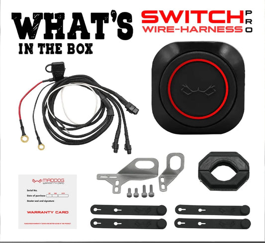 MADDOG SWITCH AND WIRE HORNESS PRO