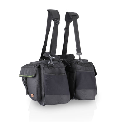 Sidekick sports 45 L saddle bags with waterproof rain covers, fits on all motorcycle with a Saddlestay installed