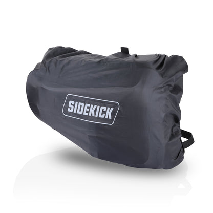 Sidekick sports 45 L saddle bags with waterproof rain covers, fits on all motorcycle with a Saddlestay installed