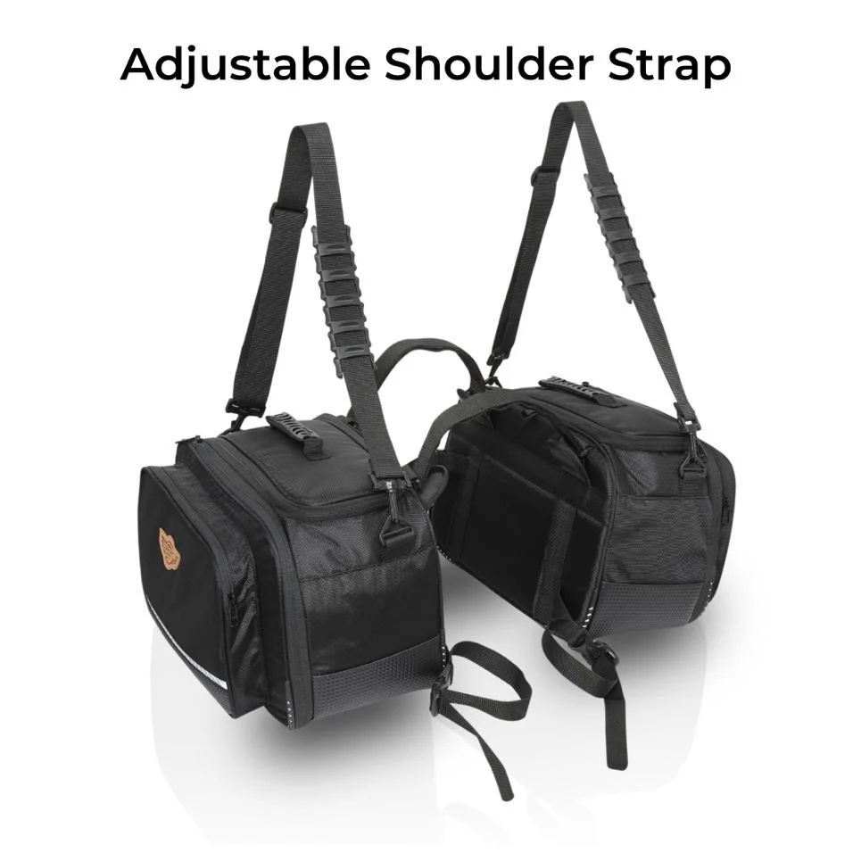 Guardian Gears  stallion saddle bags with rain covers 50 Ltr expandable to 65Ltr fits on all motorcycle with a saddle stay installed