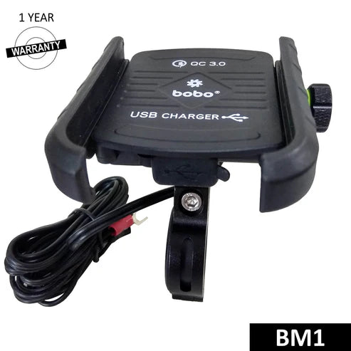 Bobo BM1 Mobile Holder (Fast QC 3.0 Charger )