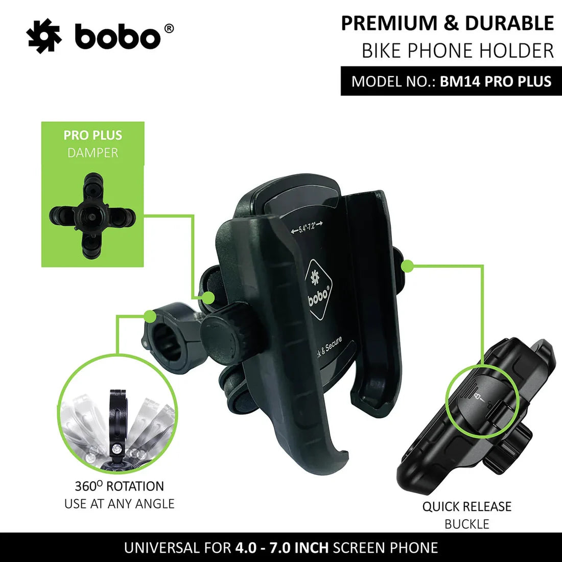Bobo BM14 Mobile Holder (BM4 Upgrade Quick Release Buckle)