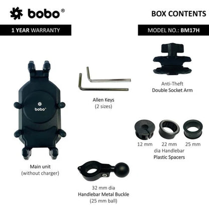 Bobo BM17 Pro Mobile Holder ( Anti-Theft PRO X Anti-Vibration)