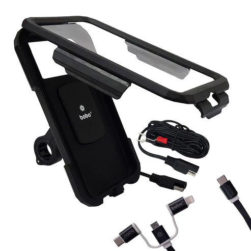 Bobo BM11 H Mobile Holder (Waterproof (With Charger) + SAE Connector + USB Cable)