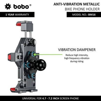 Bobo BM16 Pro Mobile Holder (BM15 + Wireless Charger (Metal)