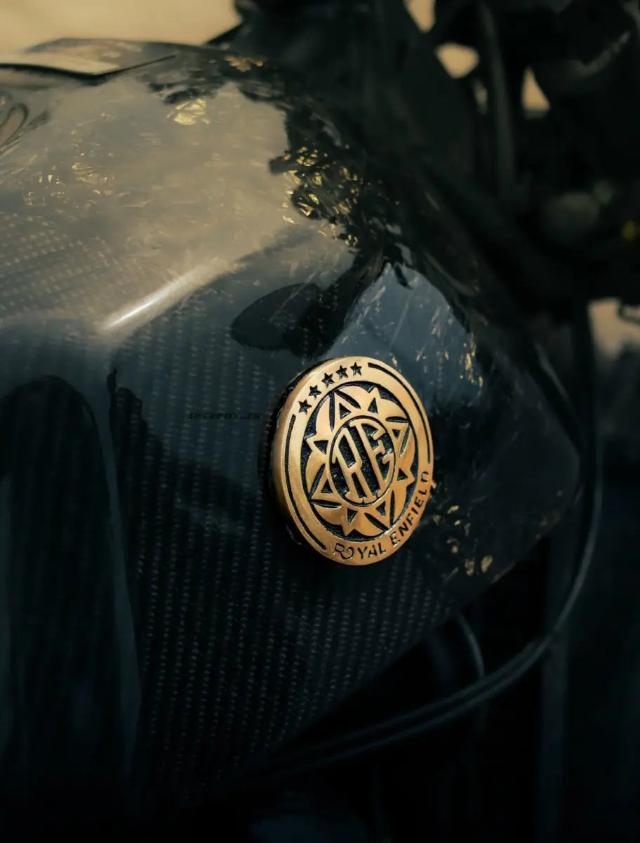 ROYAL ENFIELD BRASS TANK LOGOS